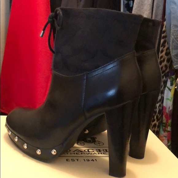 Coach high-heeled boots - Picture 4 of 4